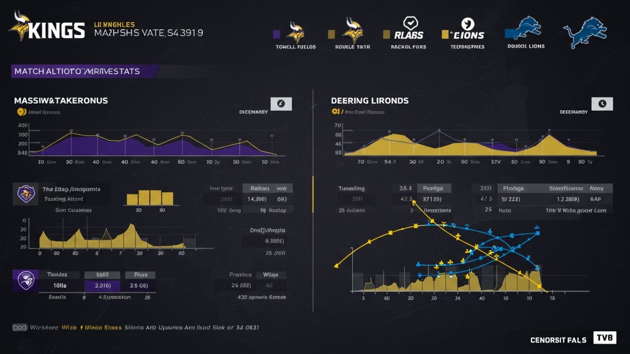 minnesota vikings vs detroit lions match player stats